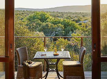 Ecca Lodge: Gästebalkon Ecca Lodge: Gästebalkon