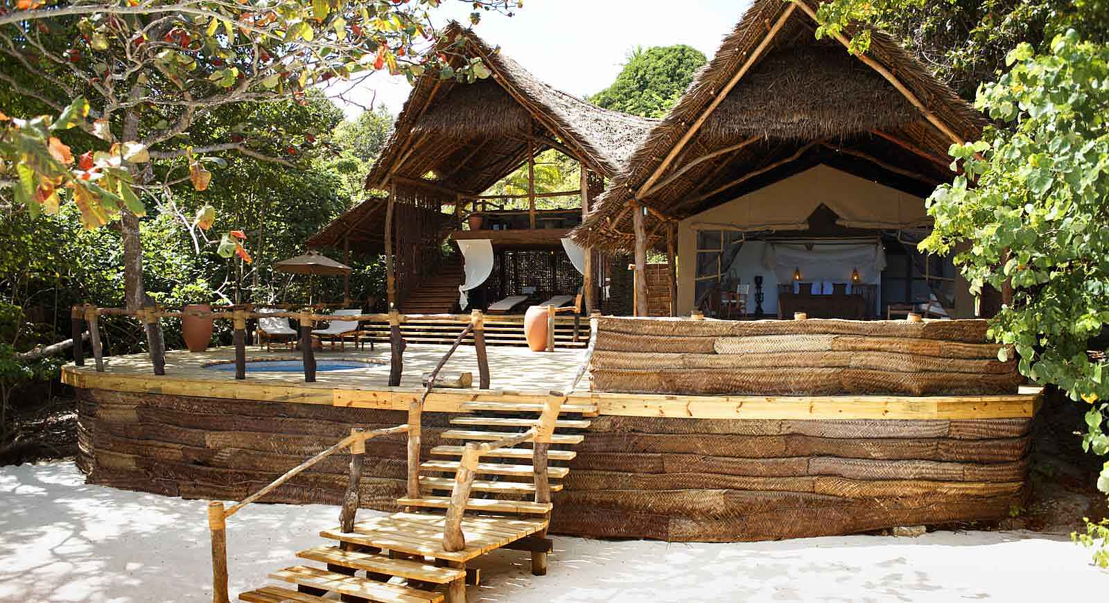 Fundu Lagoon: Suite mit seperater Lounge Fundu Lagoon: Suite mit seperater Lounge
