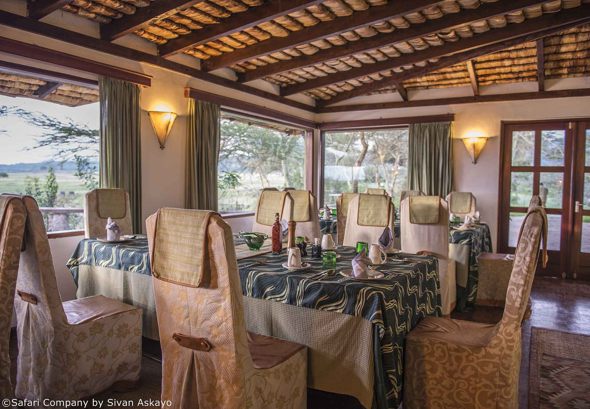 Hatari Lodge: Speiseraum