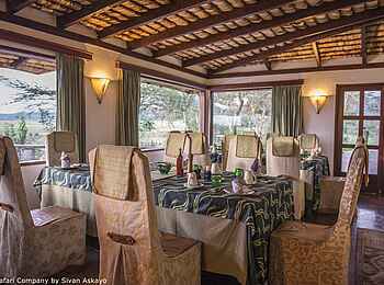 Hatari Lodge: Speiseraum
