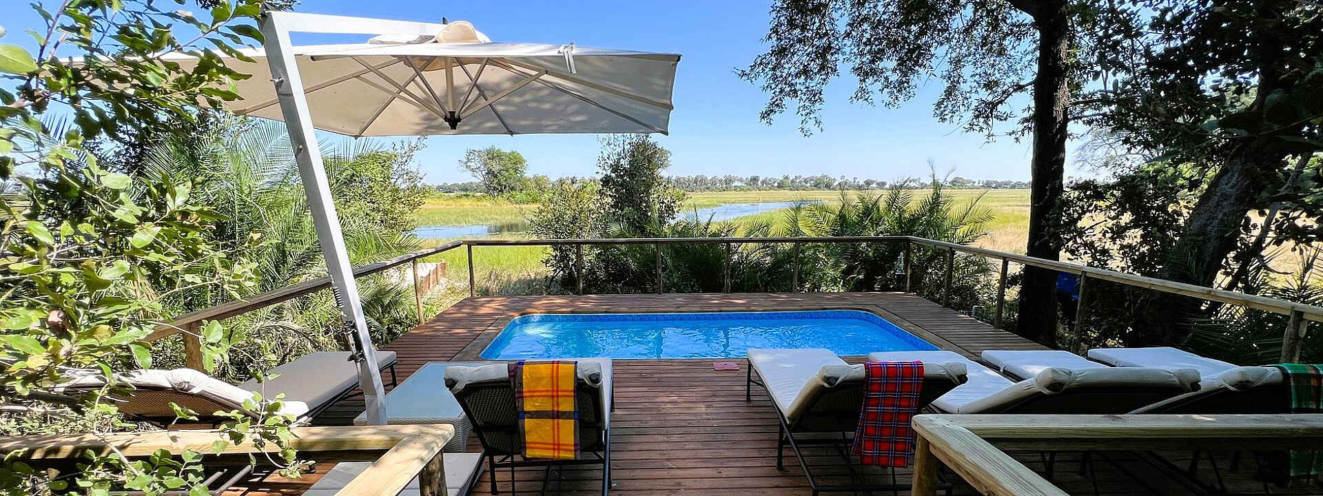 Kala Camp: Terrasse mit Pool