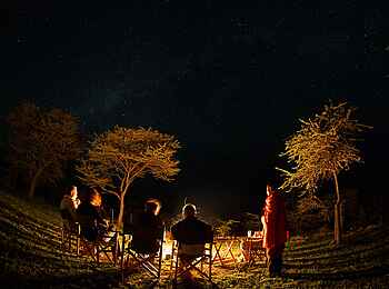 Kicheche Bush Camp: Boma bei Nacht