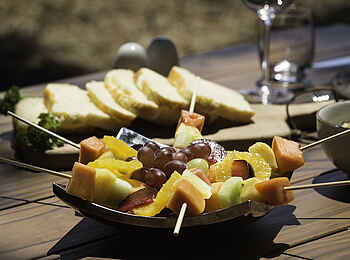 Little Ruckomechi Camp: Fruchtspieße