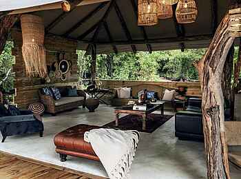 MmaTsebe Tented Camp: Blick hinein