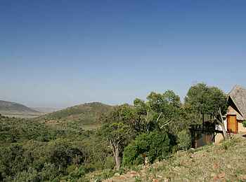 Saruni Mara Camp: Gästechalet am Hang