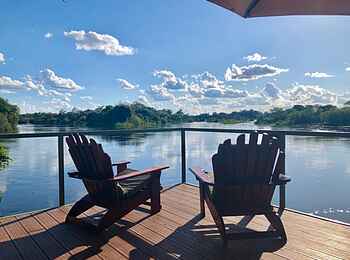 Shametu River Lodge: Aussicht