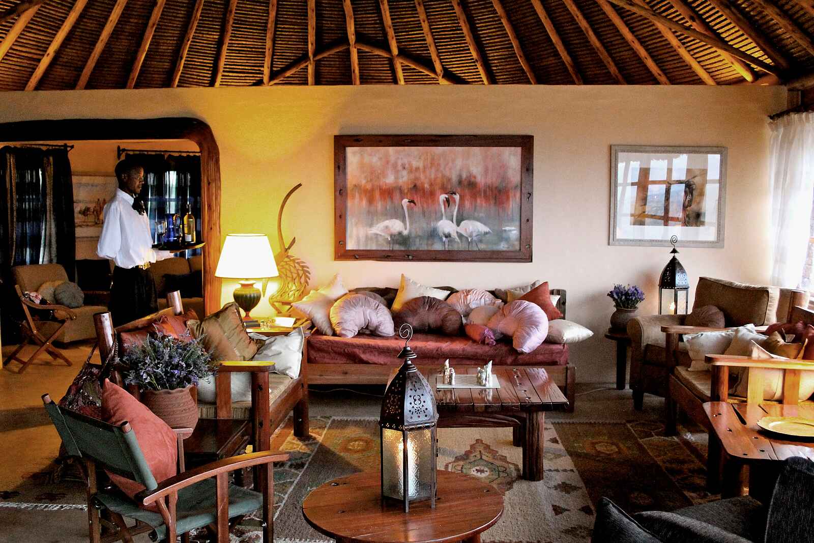 Sleeping Warrior Lodge: Gemütliche Lounge Sleeping Warrior Lodge: Gemütliche Lounge