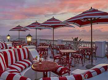 The Oyster Box: Auf der Terrasse