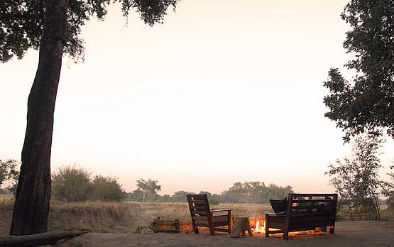 Chikoko Tree Camp: Abendstimmung Chikoko Tree Camp: Abendstimmung