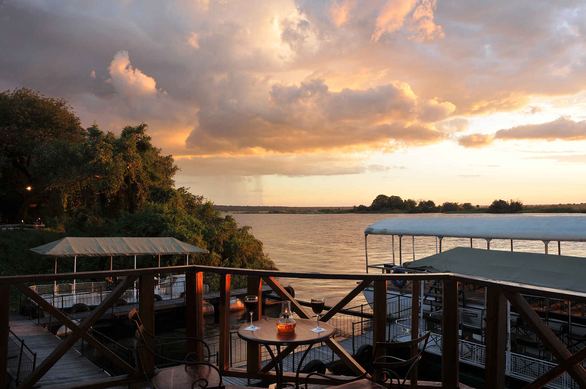 Chobe Marina Lodge: Atemberaubende Aussicht