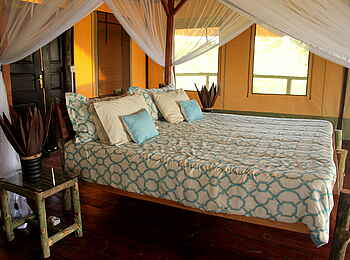 Kasenyi Safari Camp: Doppelbett