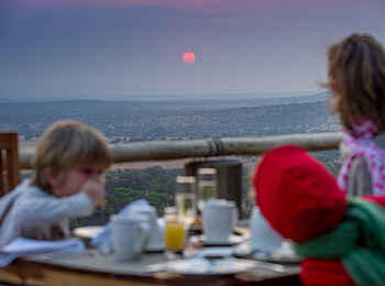 Kubu Kubu Tented Camp: Ausblick beim Essen