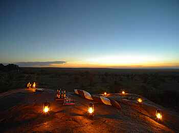 Serengeti Bushtops: Romantischer Abend