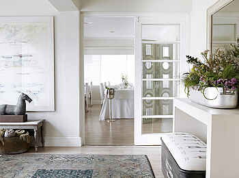 Leisure Isle Lodge: Blick auf Spiesesaal