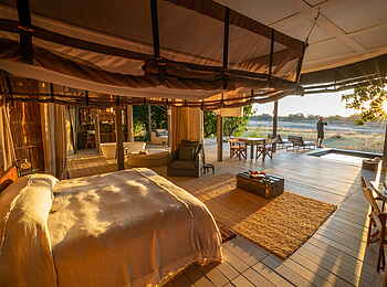 Time + Tide Chinzombo: Villa im Sonnenuntergang