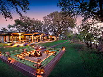 andBeyond Tengile River Lodge: Feuerplatz