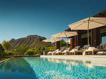 Delaire Graff Estate: Der Pool der Villa Delaire Graff Estate: Der Pool der Villa