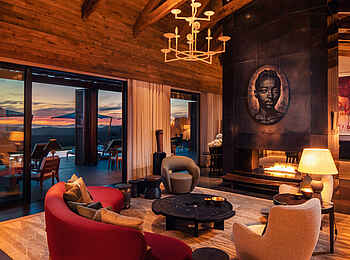 Delaire Graff Estate: Das Wohnzimmer der Villa Delaire Graff Estate: Das Wohnzimmer der Villa