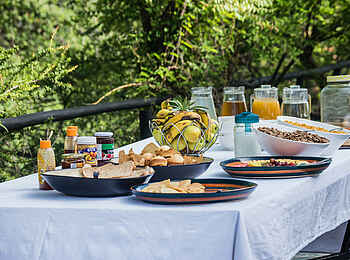 Matobo Hills Lodge: Frühstück Matobo Hills Lodge: Frühstück