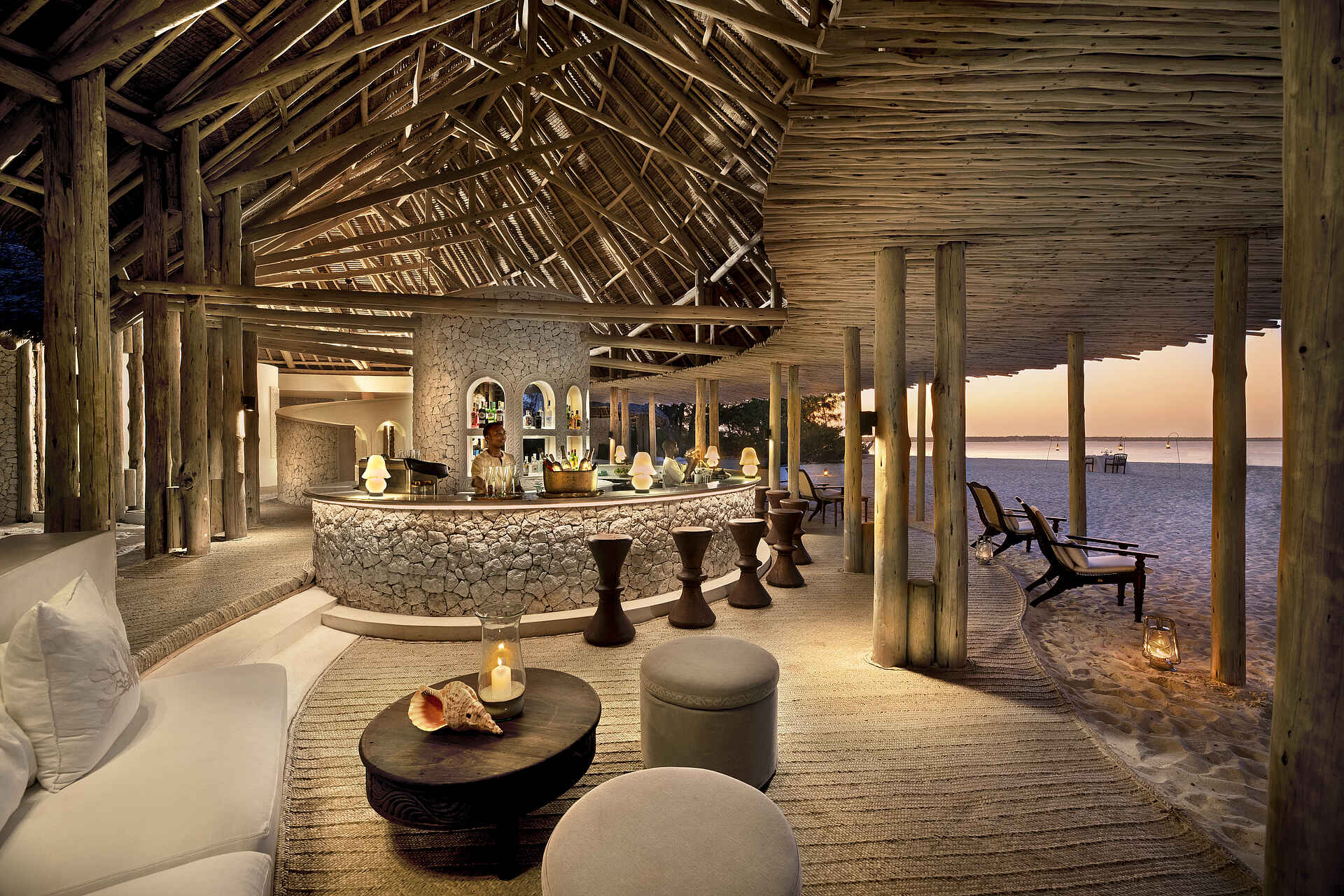 andBeyond Mnemba Island Lodge: Die Bar