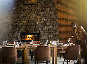 Bisate Lodge: Dinner
