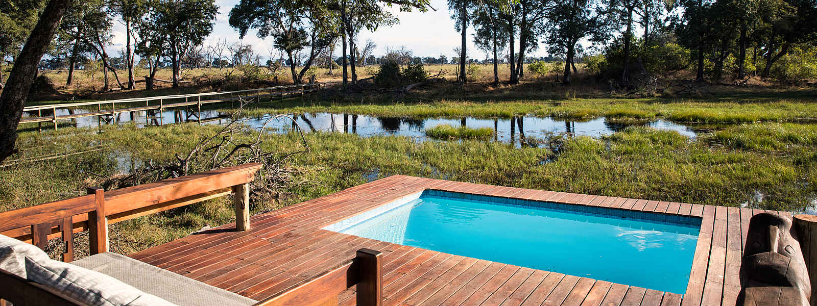 Duba Explorers Camp: der Plunge Pool Duba Explorers Camp: der Plunge Pool