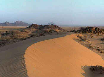 Epupa Falls Lodge: Eine Sanddüne