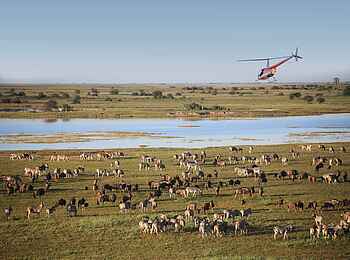 Jack´s Private Camp: Auf einem Heli-Flug