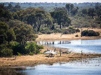 Kweene River Camp: Pause auf Helikoptersafari
