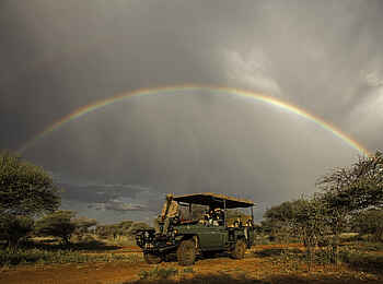 Mateya Safari Lodge: Safari mit Regenbogen