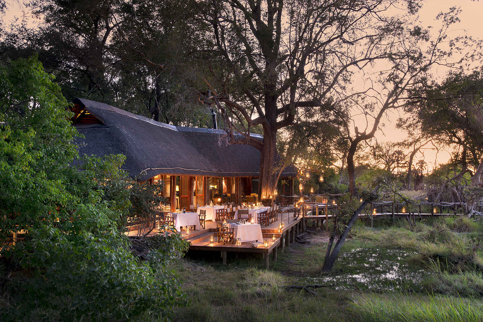 Nxabega Okavango Tented Camp: Gästebereich Nxabega Okavango Tented Camp: Gästebereich