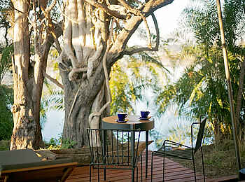 Thorntree River Lodge: Nachmittagskaffee Thorntree River Lodge: Nachmittagskaffee