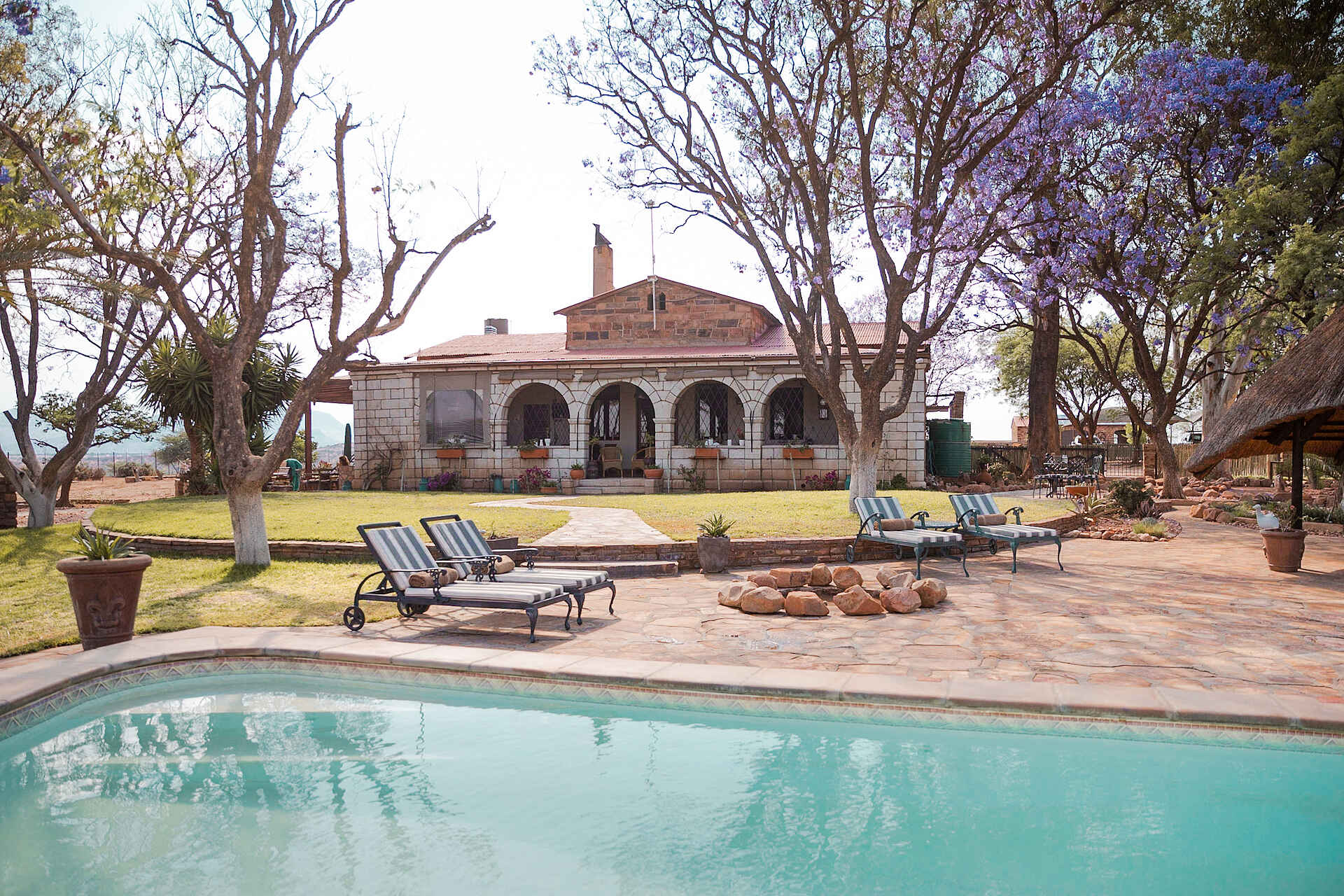 Voigtland Guesthouse: Der Pool