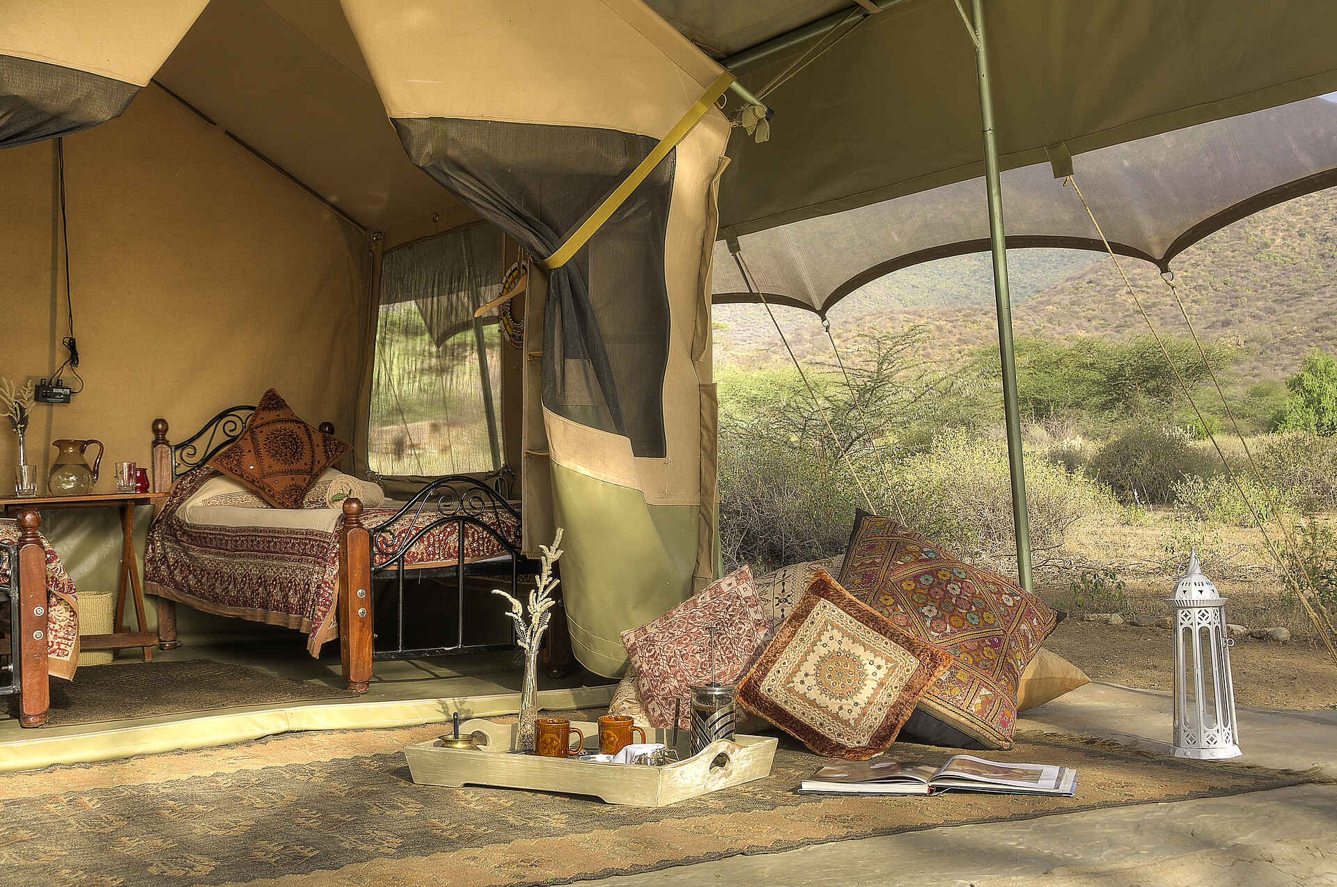 Koros Camp: Gästezelt Angie Taylor, Koros Camp, Lake Turkana, Northern Kenya, Vanessa Knight