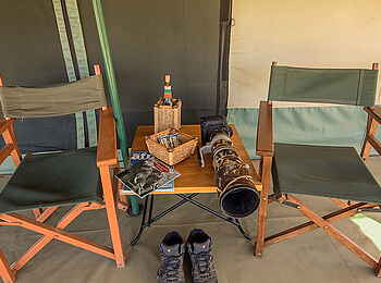 Porini Lion Camp: Safariausrüstung Porini Lion Camp: Safariausrüstung