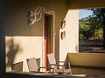 Robins Camp: Terrasse Robins Camp: Terrasse