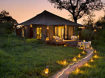 &Beyond Ngala Tented Camp: Stilvolle Beleuchtung