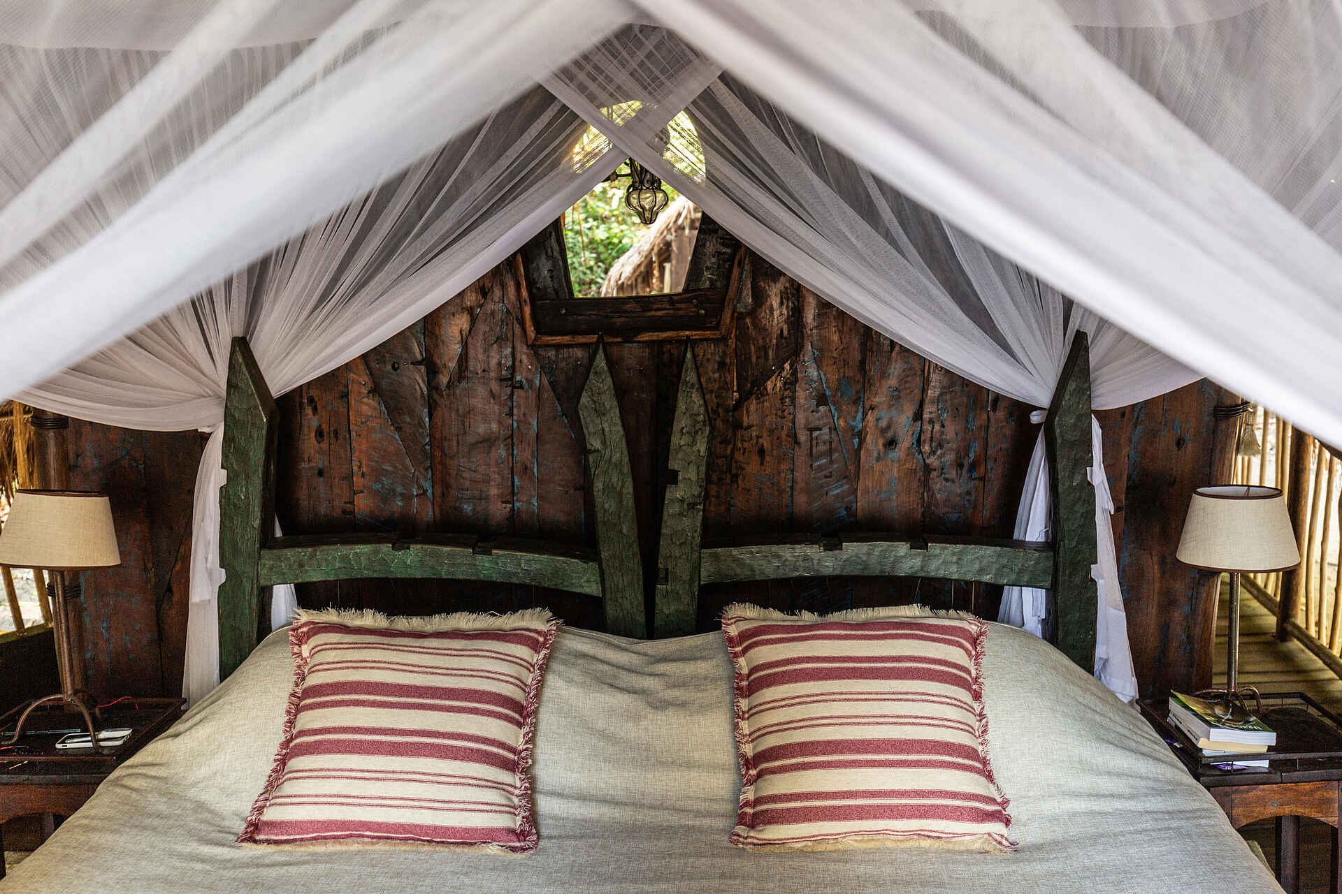 Greystoke Mahale Lodge: Doppelbett