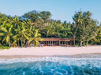 North Island: Das Restaurant am West Strand