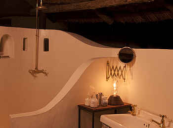 Nsefu Camp: Gästebad und Dusche
