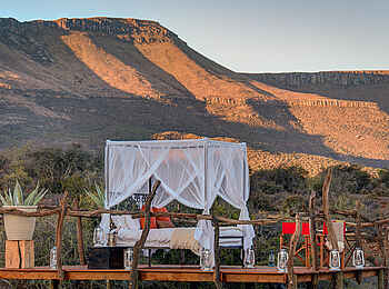 Samara Karoo Lodge: Star Bed Closeup