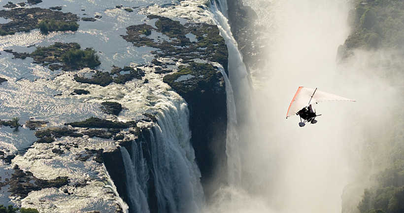 Stanley Safari Lodge: Microlight-Flug Stanley Safari Lodge: Microlight-Flug
