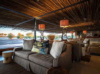 Anderssons At Ongava: Wohnzimmer für die Gäste Anderssons At Ongava: Wohnzimmer für die Gäste