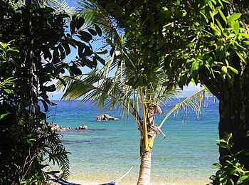 Masoala Forest Lodge: Hängematte am Strand Masoala Forest Lodge: Hängematte am Strand