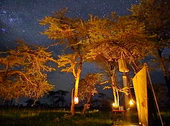 Naboisho Camp: Duschen unterm Sternenhimmel