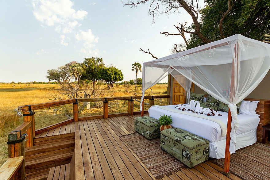 Camp Okavango: Sleep Out Deck Bett Camp Okavango: Sleep Out Deck Bett