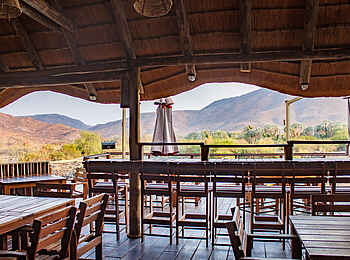 Epupa Falls Lodge: Der Speisebereich