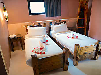 Gold Zanzibar Beach House & Spa: Das Zweibettzimmer der African Villa