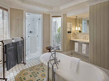 Heritage Le Telfair Golf & Wellness Resort: Badezimmer der Ocean Suite Heritage Le Telfair Golf & Wellness Resort: Badezimmer der Ocean Suite