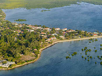 Ibo Island Lodge: Luftaufnahme der Ibo Island Lodge